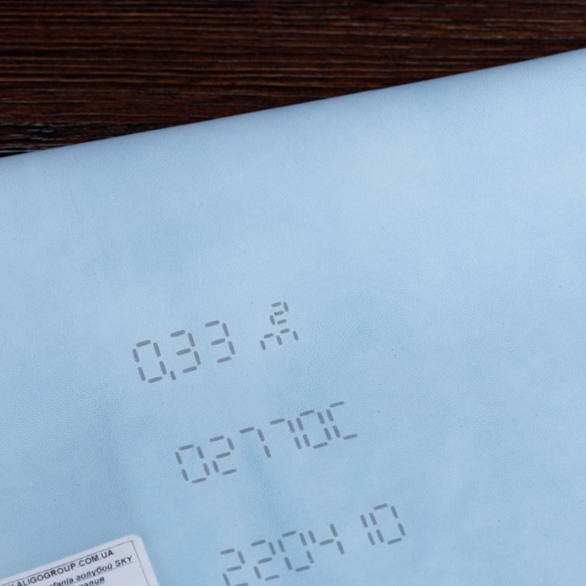 Велюр шевро Stefania голубой SKY BLUE 0,7-0,9 Италия