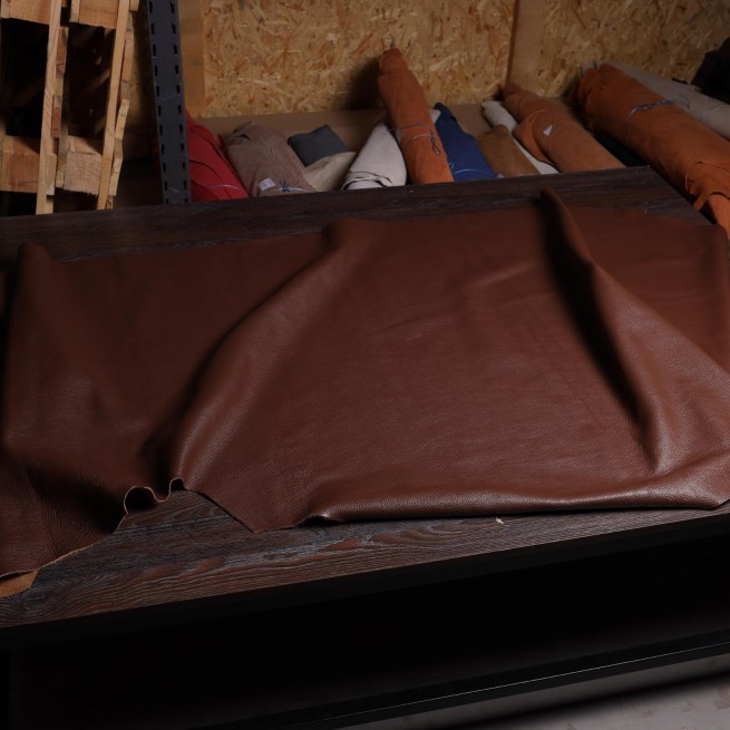 Шкіра ВРХ Флотар ALICANTE коричневий PINECONE 1,3-1,5