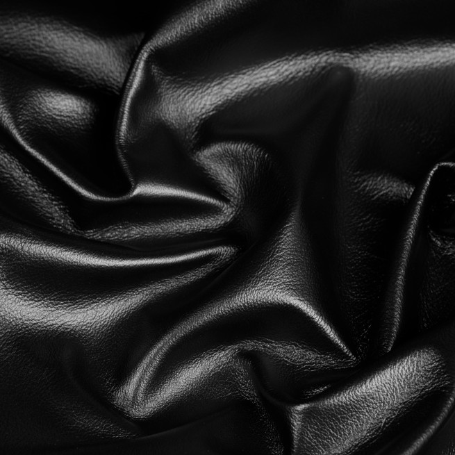 Шкіра меблева Sheridane чорний глянець Італія