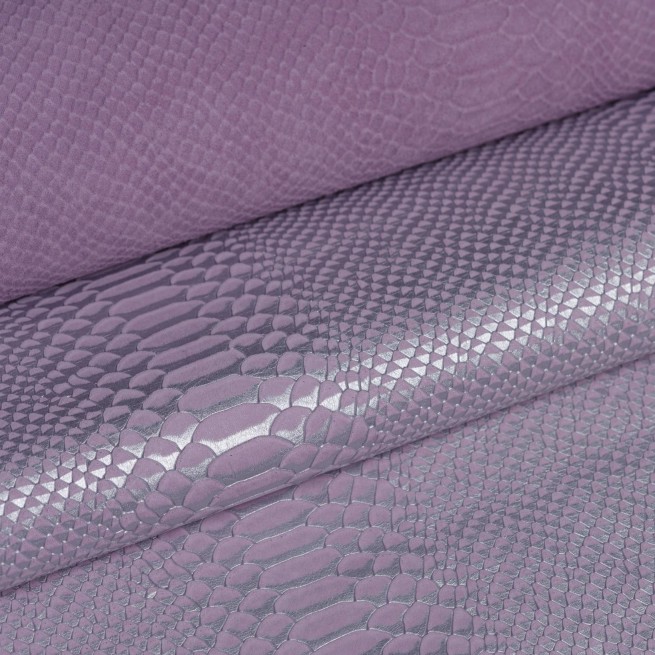 Шкіра ВРХ срібло фіолет STAMP ЗМІЯ 1,2-1,4