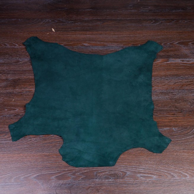 Велюр шевро темно-зелений PINE 0,7-0,9