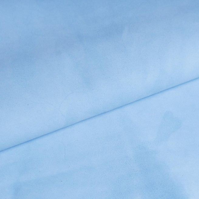 Велюр шевро Stefania голубой SKY BLUE 0,7-0,9 Италия