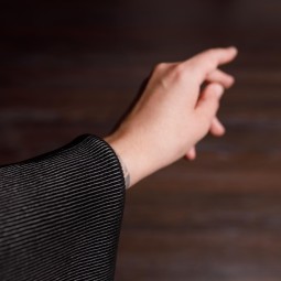 Шкіра одягова овчина чорний ГУМКА 0,5-0,6 мм