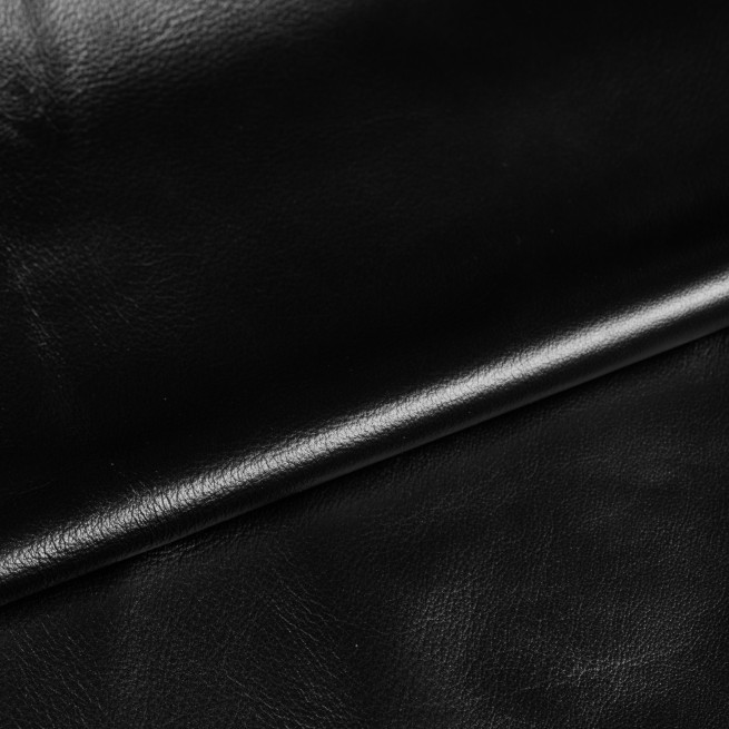Шкіра меблева Sheridane чорний глянець Італія