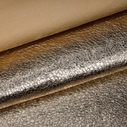 Кожа метис золото FILM галька 0,7-0,9