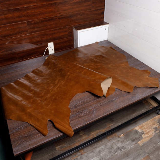 Шкіра ВРХ Алькор NEW коричневий хакі 1,4-1,6