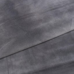 Велюр теленок серый 0,7 Италия