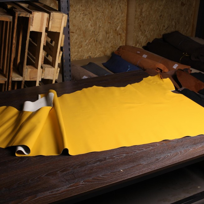 Шкіра наппа жовтий PRIMA SOLEIL 1,0-1,2