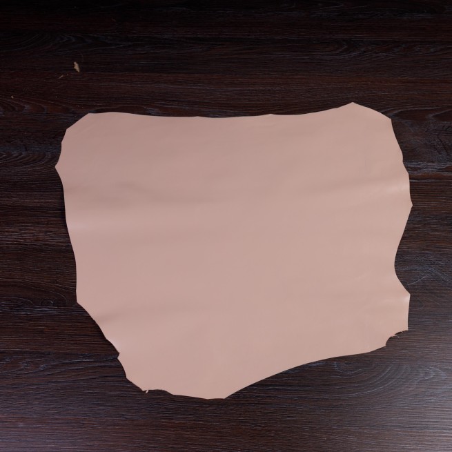 Шкіряний підклад шевро беж н/глянець NUDE 0,8