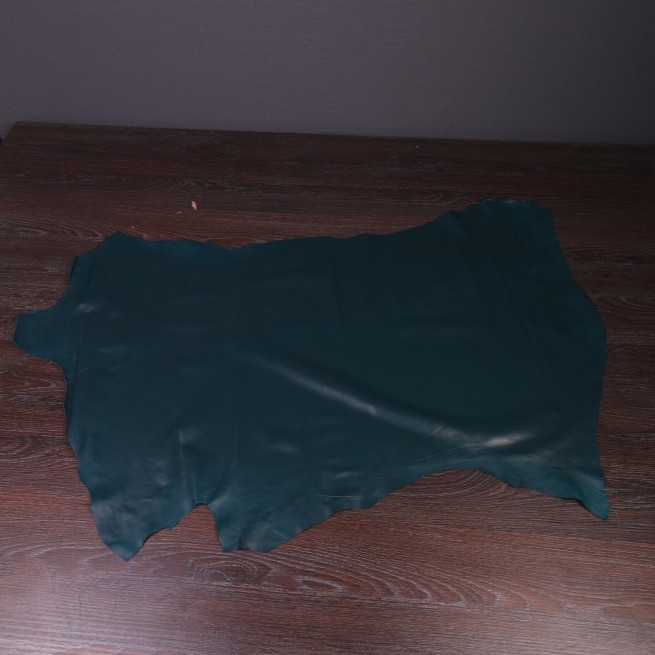 Шкіра одягова овчина ІРМА зелений петроль 0,6 Туреччина