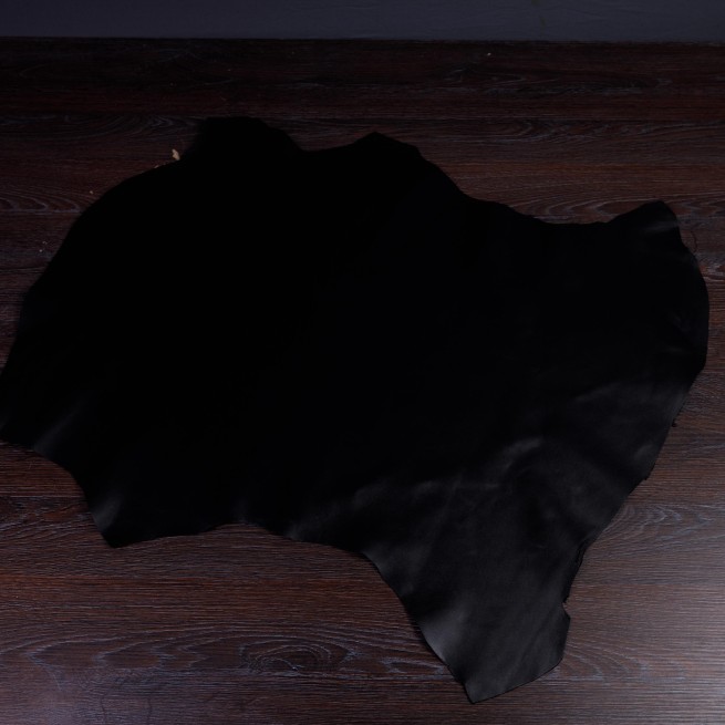 Шкіряний підклад шевро чорний FILM PERLA NERO 0,8