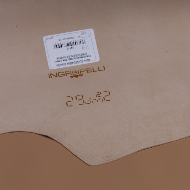 Кожподклад шевро беж п/мат CAPPUCCINO 0,8 Италия