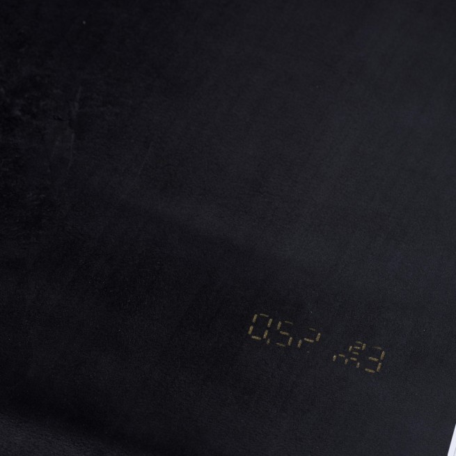 Кожподклад шевро черный матов 0,8 Италия