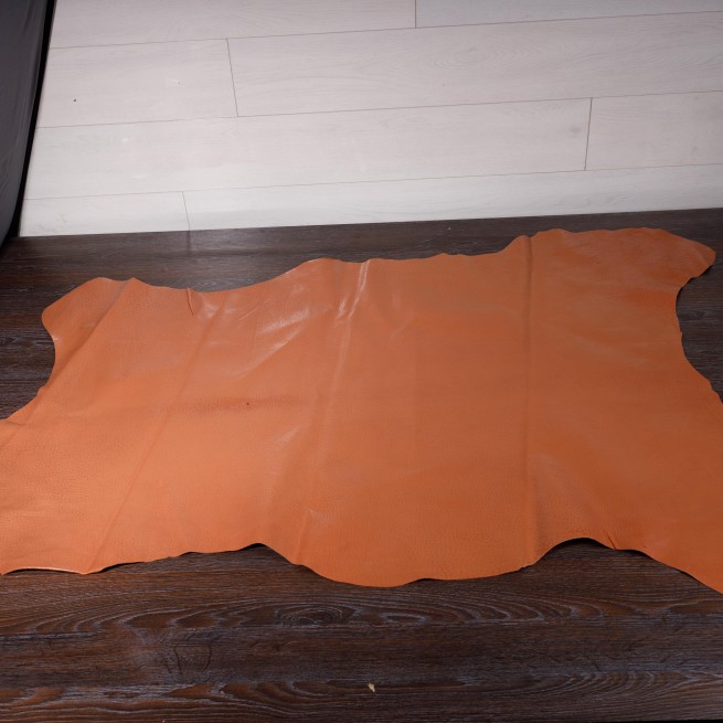 Шкірпідклад свин вощений коричневий коньяк