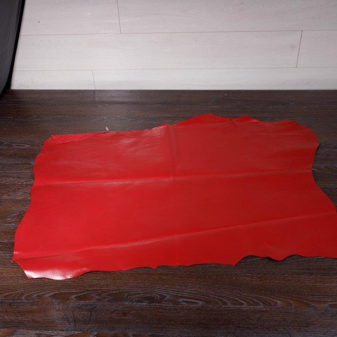 Шкірпідклад свин вощений червоний