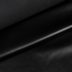 Кожа одежная овчина КАМИЛА черный п/глянец 0,6