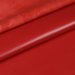 Шкіра для одягу овчина Ірма червоний корал 0,6 Туреччина