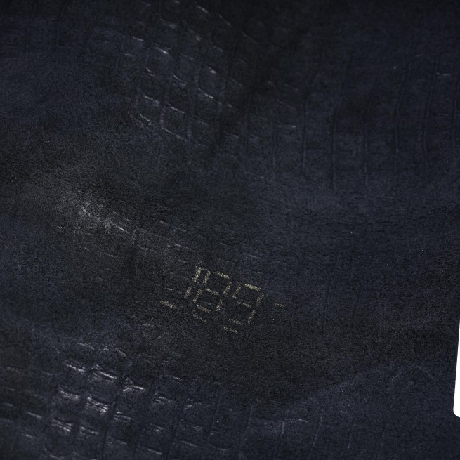 Шкіра ВРХ Крокодил БЕБІ чорний 0,9-1,1