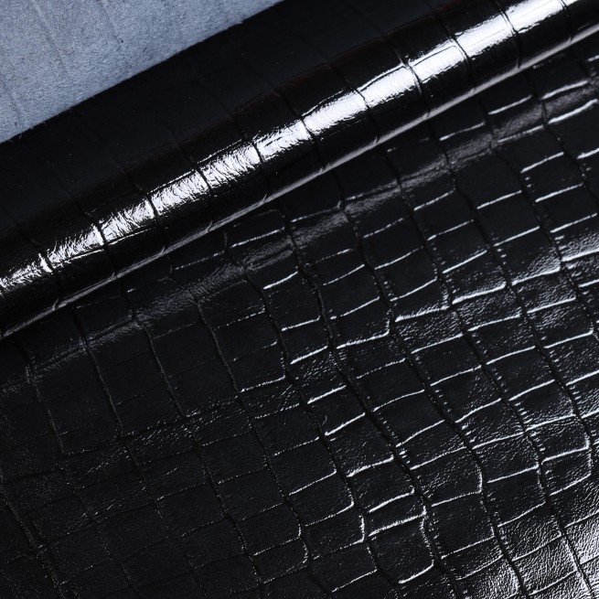 Шкіра ВРХ КРОКОДІЛ наплак чорний 1,0-1,2