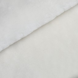 Хутро для одягу біле