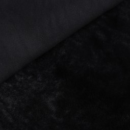 Хутро для дублянки Інтерфіно Замша т / т чорний 7мм