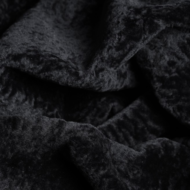 Хутро одягове Астраган чорний