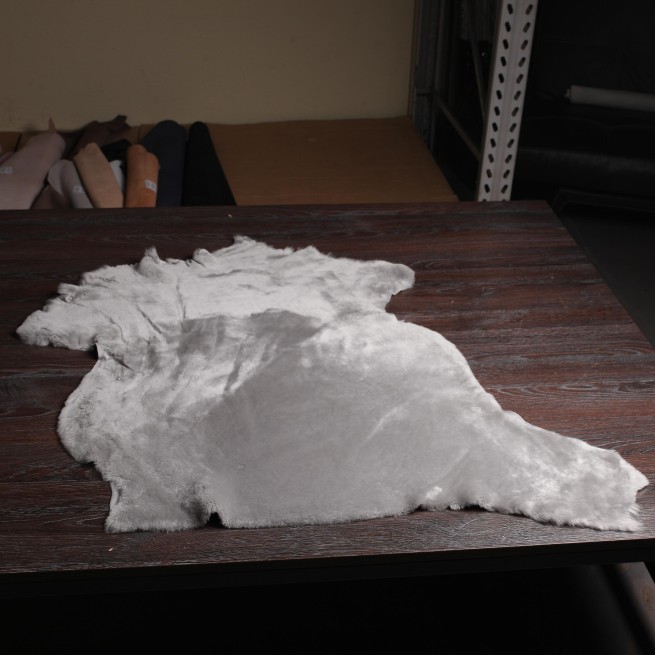 Хутро одягове Мутон сірий