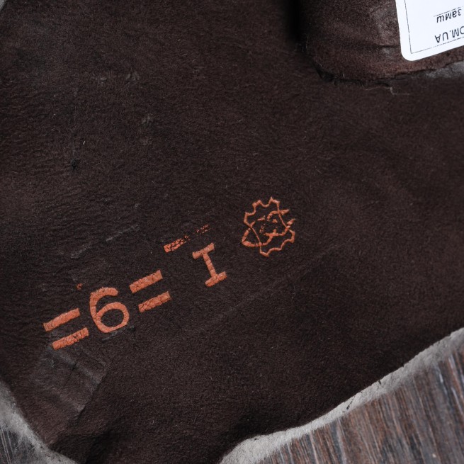 Хутро одягове Мерино замш т.кор/білий