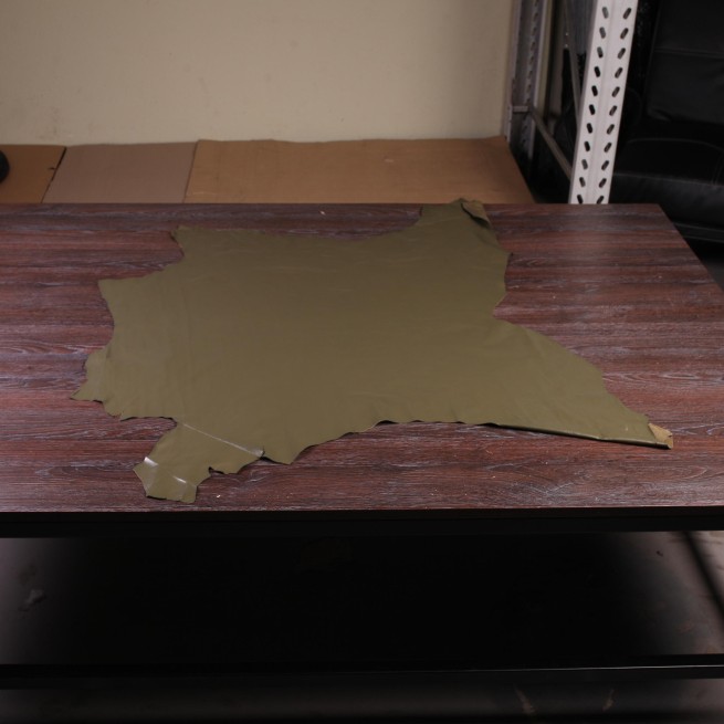 Шкірпідклад яловичий оливковий DARK OLIVE 0,4
