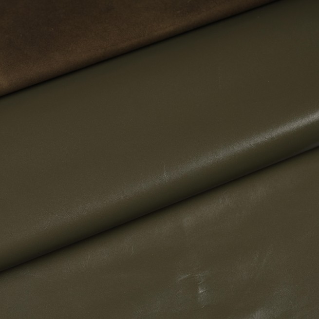 Шкірпідклад яловичий оливковий DARK OLIVE 0,4