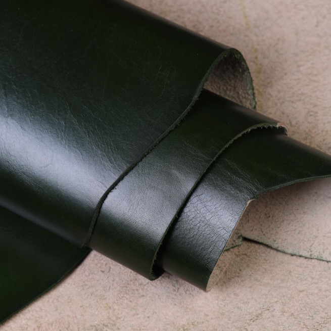 Шкіра ВРХ Vegetale TESSA зелений VERDE глянець 1.4