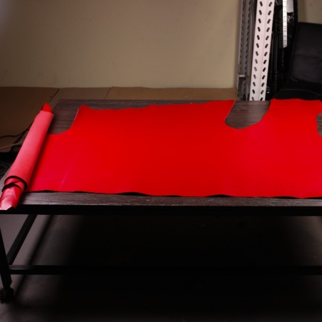 Шкіра ВРХ КАЙЗЕР червоний LACCA 1,4-1,6 н/глянець