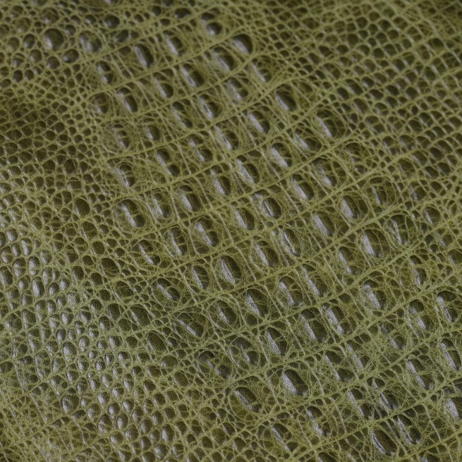 Шкіра ВРХ Крокодил BebiZ зелений ЛИСТЯ 1,0-1,2 Туреччина