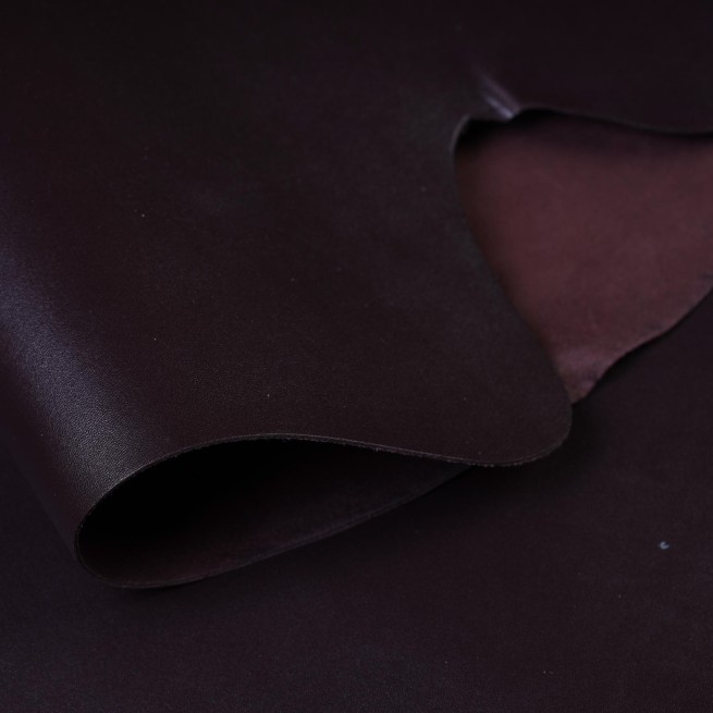 Шкіра ВРХ КАЙЗЕР коричневий BORDEAUX 1,4-1,6 н/глянець