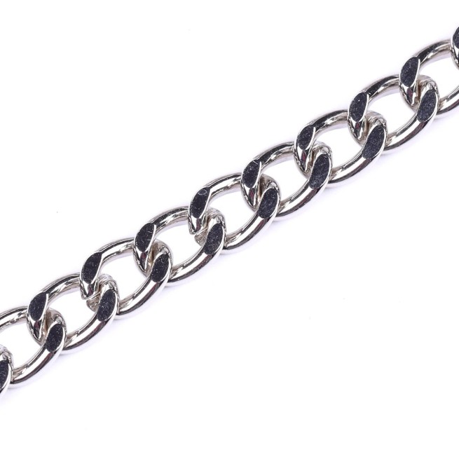Цепь декоративная НИКЕЛЬ 6х8 мм