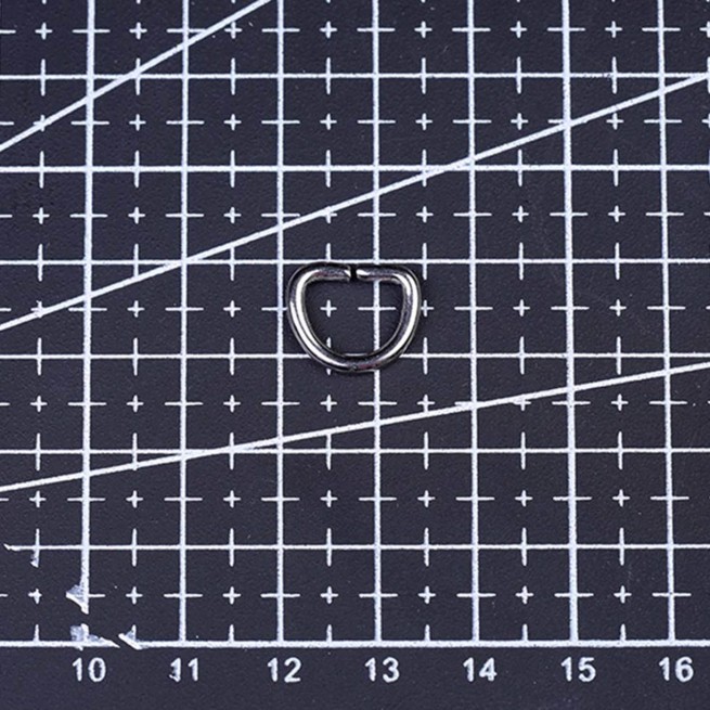 Полукольцо латунь НИКЕЛЬ 10 мм 