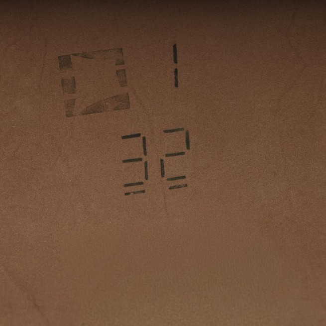 Кожподклад шевро коричневый BRUNETTE 0,5 глянец