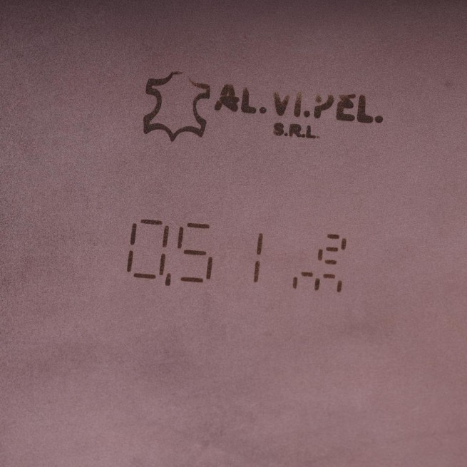 Кожподклад шевро коричневый TIRAMISU 0,5 глянец