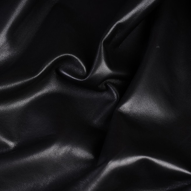 Шкіра одягова вівця чорний VIRGINIA BLACK 0,7 мм