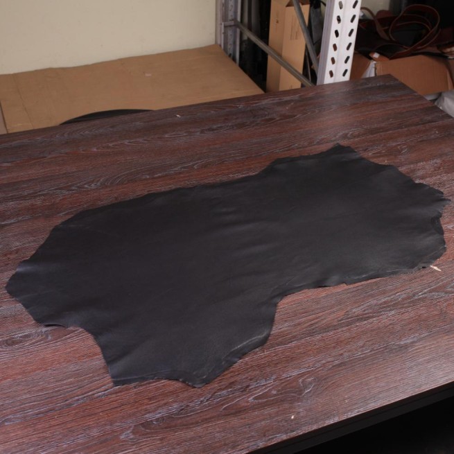 Шкіра одягова вівця стрейч чорний 0,6-0,7