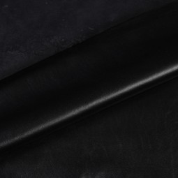 Шкіра одягова вівця чорний ZENDAYA BLACK 0,6-0,7 мм