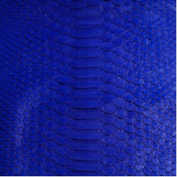 Пітон натуральний №28 CURTUS ультрамарин глянець