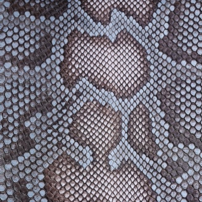 Пітон натуральний №4 блакитний мох матов