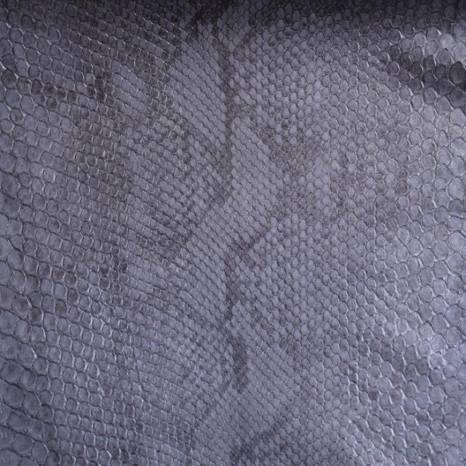 Пітон натуральний №35 сірий з перламутровим