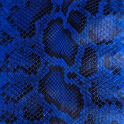Пітон натуральний №27 сапфір глянець