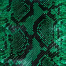 Пітон натуральний №9 зелений п/глянець