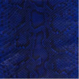 Пітон натуральний №30 сапфір матовий