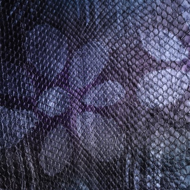 Пітон натуральний №22 сірий графіт квіти