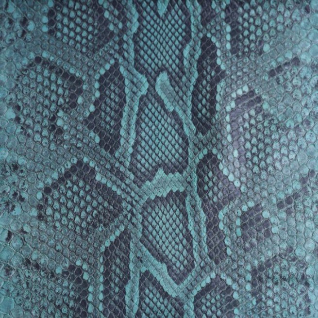 Пітон натуральний №21 м`ятний з сірим матов 