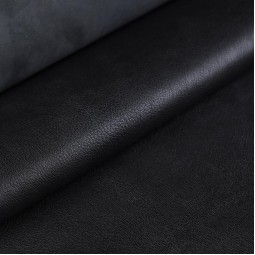 Шкіра шевро чорний BONAUDO п/глянець 1,0-1,2